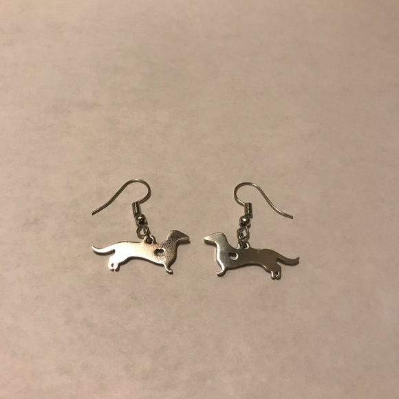 Dachshund Wiener Dog Earrings - Picture 4 of 6